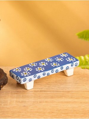 Мебель для кукол «Столик с ромашками», 10x2x3 см, дерево, голубая