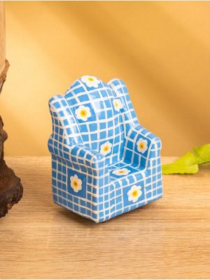 Мебель для кукол «Кресло с ромашками», 8.5x5.5x4.5 см, дерево