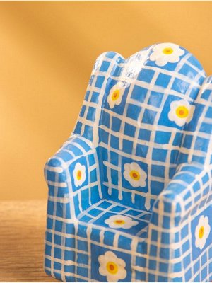 Мебель для кукол «Кресло с ромашками», 8.5x5.5x4.5 см, дерево