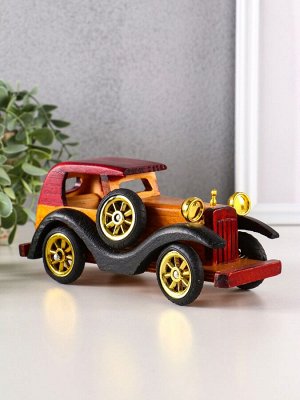 Фигурка дерево «Автомобиль с круглыми фарами», 9x8x20 см, МИКС