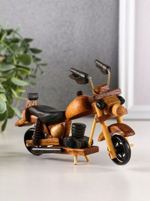 Фигурка дерево «Ретро. Мотоцикл», 11x4.5x16 см, МИКС