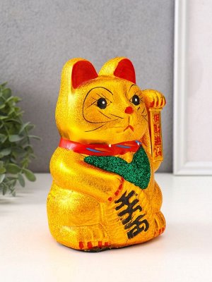Маятник настольный антистресс «Манэки-нэко», керамика, h=17 см