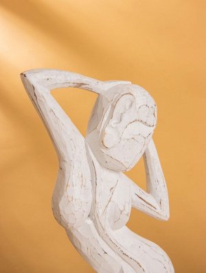 Сувенир «Изящество», 20x10x35 см, дерево, белый