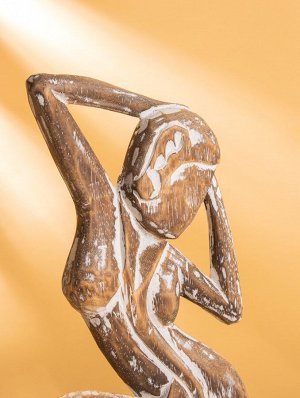 Сувенир «Изящество», 20x10x35 см, дерево, коричневый