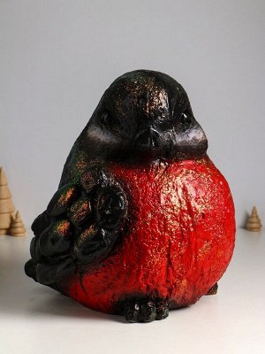 Копилка для денег «Снегирь», полистоун, с глиттером, 36x34 см