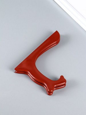 Подставка для тарелок и чайный блин, пластик под дерево, 16x11 см