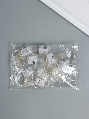 Нить светодиодная для сувениров, мульти, 10 диодов, дл. 1 м, от батареек 3xCR=1130, набор 10 шт.