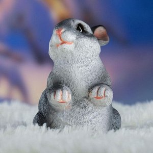Садовая фигура из полистоуна «Кролик», 12.5x8x9 см