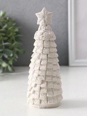Фигурка гипс «Ёлка денежная», 15x6x6 см, натуральная