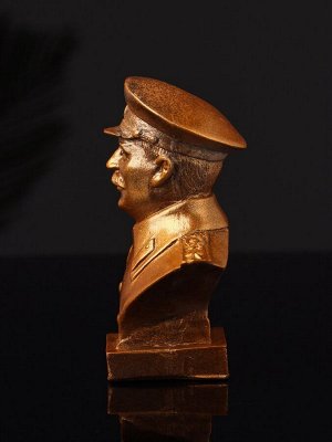 Бюст «Сталин И.В.», 10x7x5 см, под бронзу