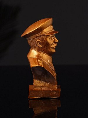 Бюст «Сталин И.В.», 10x7x5 см, под бронзу