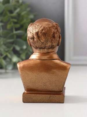 Бюст «Горбачёв», фигурка гипс, 10.5x6.5x5 см, бронза