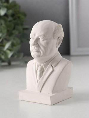 Бюст «Горбачёв», фигурка гипс, 10.5x6.5x5 см, натуральный