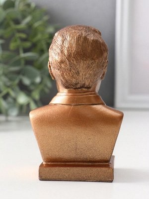 Бюст «Ельцин», фигурка гипс, 11x7x5 см, бронза