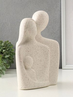 Бюст полистоун «Семья», песочный, 16x9.3x24.5 см
