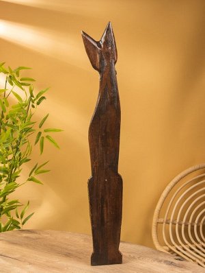 Сувенир «Кошка в галстуке из мозаики», 100x16x7 см, дерево