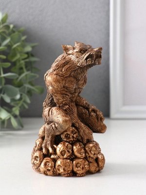Фигура гипс «Оборотень», 12x7.5x7.5 см, бронза