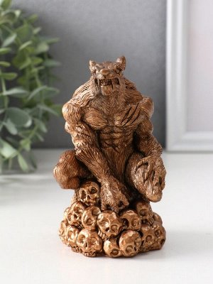 Фигура гипс «Оборотень», 12x7.5x7.5 см, бронза