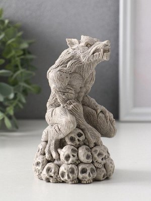 Фигура гипс «Оборотень», 12x7.5x7.5 см, серая