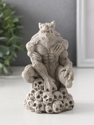 Фигура гипс «Оборотень», 12x7.5x7.5 см, серая