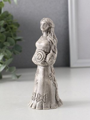 Фигурка славянская богиня «Жива» 12.5x5x5 см, серая