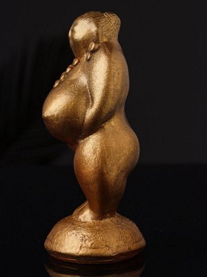 Фигурка гипс «Богиня плодородия», 13x6x6 см, бронза