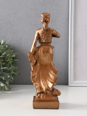 Фигурка гипс «Фемида - богиня правосудия», 23x8x7 см, бронза