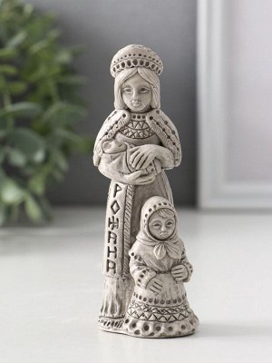 Фигурка славянская богиня «Рожана» 11.5x4x4 см, серая