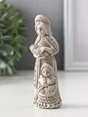 Фигурка славянская богиня «Рожана» 11.5x4x4 см, серая
