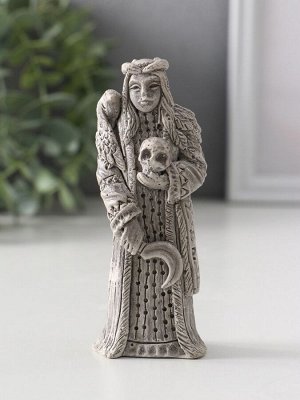 Фигурка славянская богиня «Мара» 10.5x4x3.5 см, серая