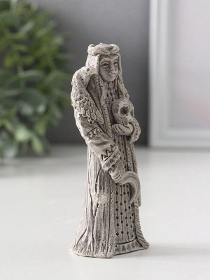 Фигурка славянская богиня «Мара» 10.5x4x3.5 см, серая