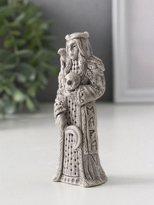 Фигурка славянская богиня «Мара» 10.5x4x3.5 см, серая