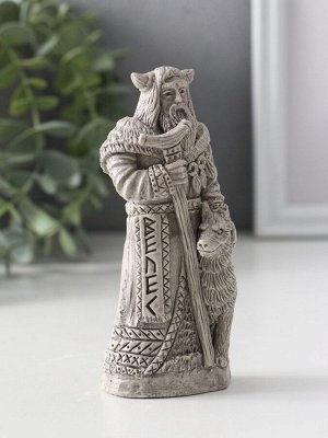 Фигурка славянский бог «Велес», 11x5x4 см, серая