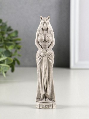 Фигурка гипс «Богиня Египта», 14x3 см, под камень