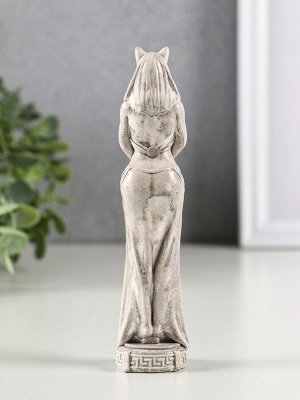 Фигурка гипс «Богиня Египта», 14x3 см, под камень