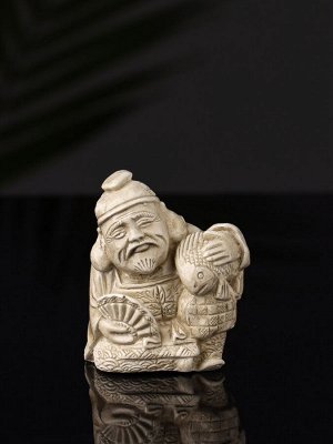Набор фигурок «Нэцкэ», 5 шт., 20x10x7 см, бежевый