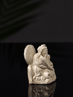 Набор фигурок «Нэцкэ», 5 шт., 20x10x7 см, бежевый