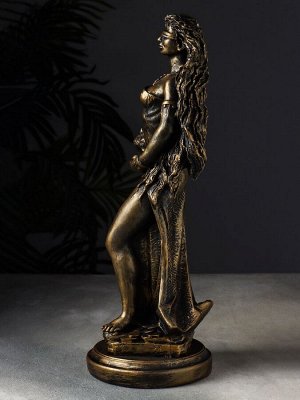 Фигура гипс «Фортуна», 14x14x44 см, под бронзу