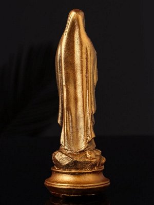 Фигурка гипс «Дева Мария», 14x5 см, бронза