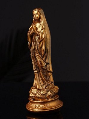 Фигурка гипс «Дева Мария», 14x5 см, бронза