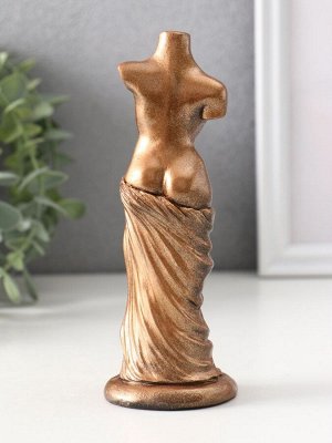 Фигурка гипс «Венера Милосская», 15x5.5x6 см, бронза