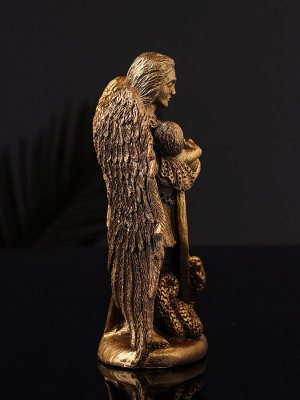 Фигурка гипс «Архангел Михаил», 14x9x4 см, под бронзу