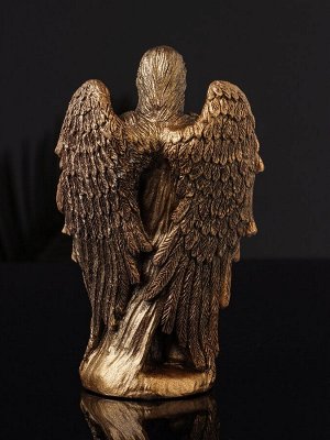 Фигурка гипс «Архангел Михаил», 14x9x4 см, под бронзу