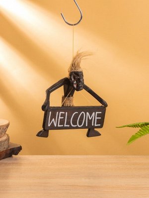 Сувенир табличка «Абориген Welcome», 17x15x6.5 см, дерево