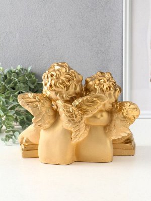 Фигура гипс «Два ангела с книгой», 23x28x19 см, слоновая кость
