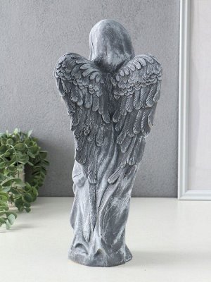 Фигура гипс «Ангелина с младенцем» 17x10x40 см, антик