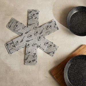 VETTA Набор разделителей для сковородок и посуды, 3шт, 26см/35см/38см, фетр, 220г/м.кв.