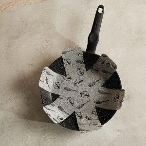 VETTA Набор разделителей для сковородок и посуды, 3шт, 26см/35см/38см, фетр, 220г/м.кв.