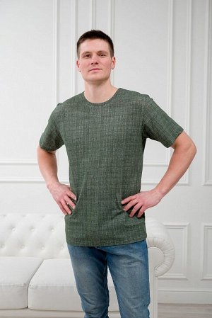 Футболка мужская из кулирки / олива