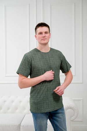 Футболка мужская из кулирки / олива